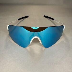 Oakley EVZero Blue Lens White Frame Men’s Sport Sunglasses